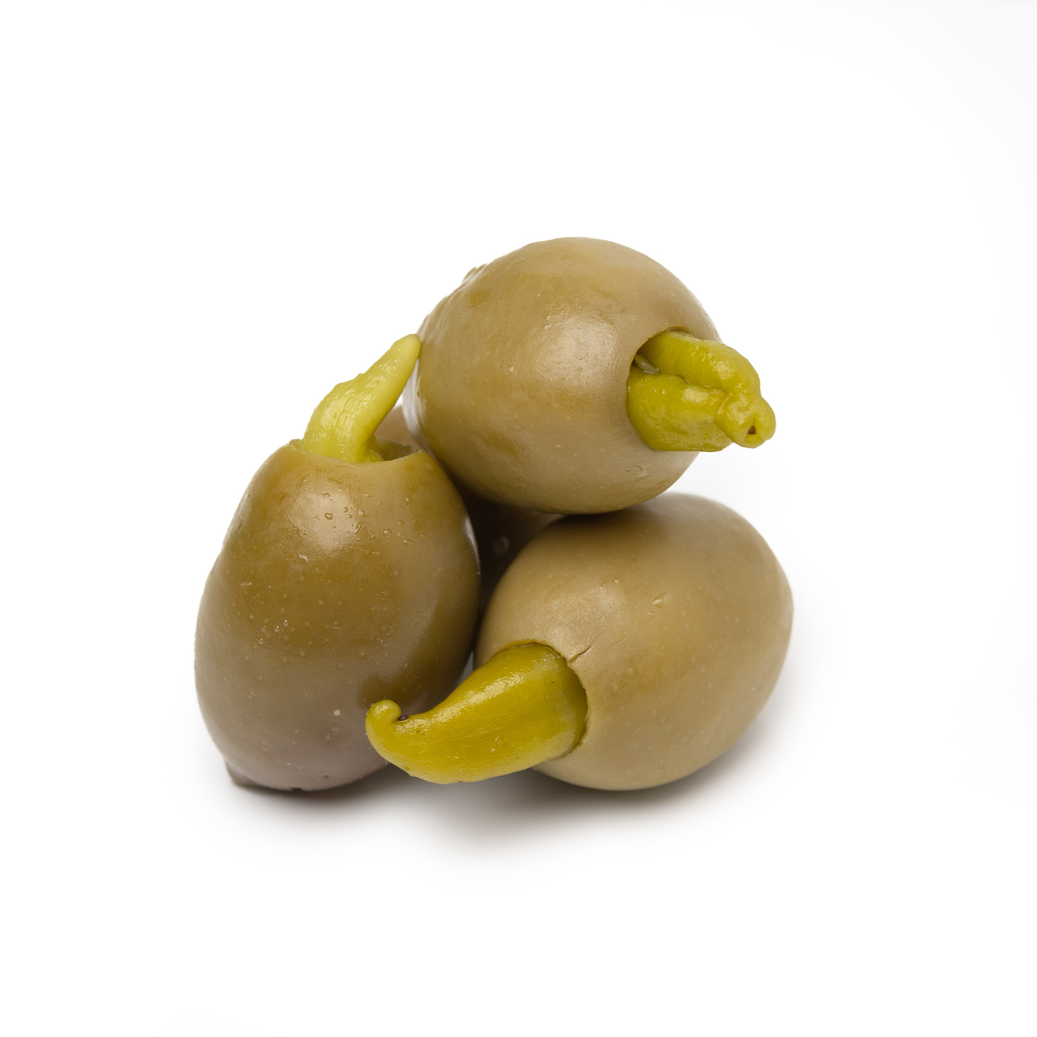 Green Olives with Macedonian Pepper