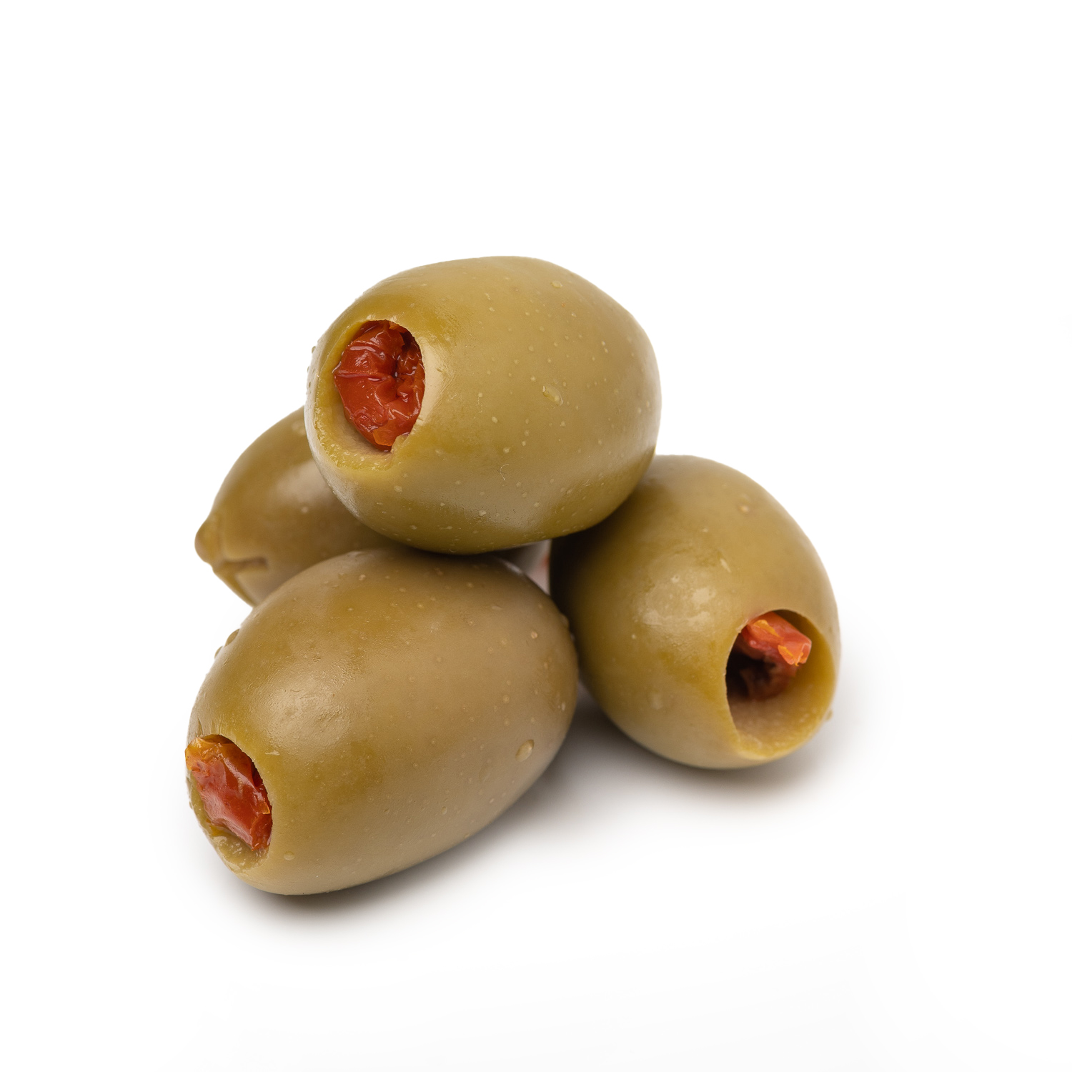Green Olives with Sun dried Tomato